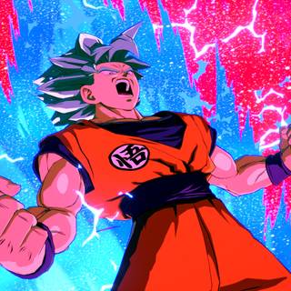 Goku charging wallpaper