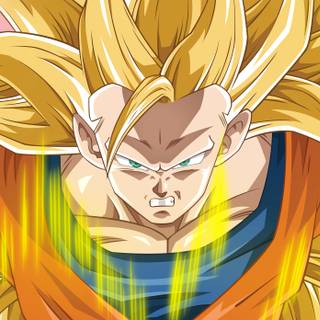 Goku charging wallpaper