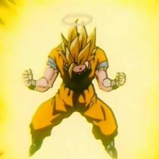 Goku charging wallpaper