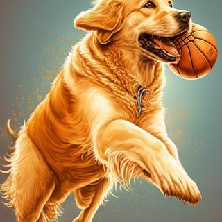 Basketball dogs wallpaper