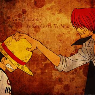 Shanks Luffy wallpaper