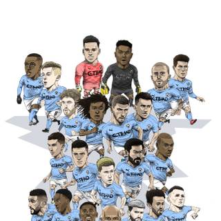 Manchester City iPhone wallpaper