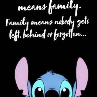 Stitch Ohana wallpaper