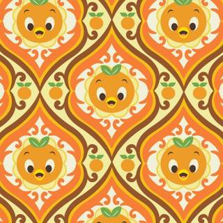 Orange bird wallpaper