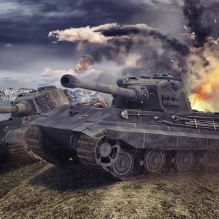 King Tiger tank wallpaper