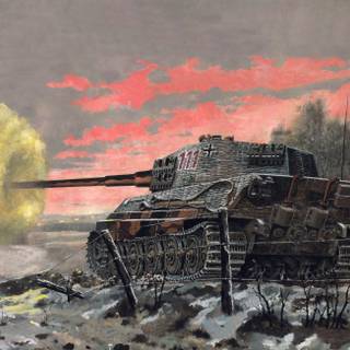 King Tiger tank wallpaper