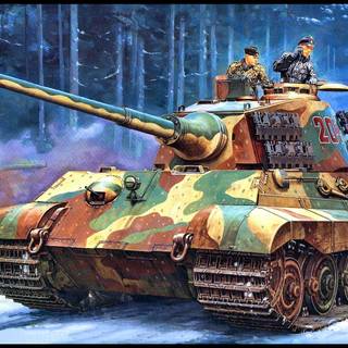 King Tiger tank wallpaper