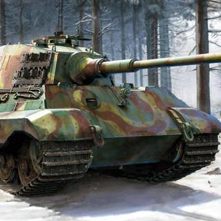 King Tiger tank wallpaper