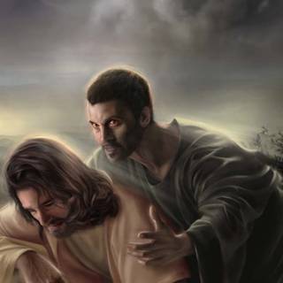 Jesus vs Satan wallpaper