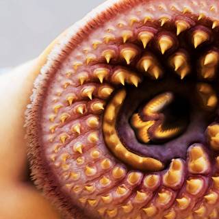 Sea lamprey wallpaper