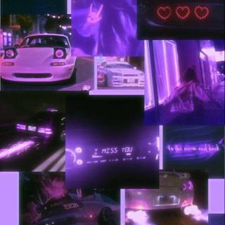 Car collage wallpaper