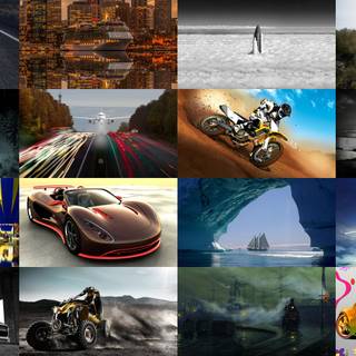 Car collage wallpaper