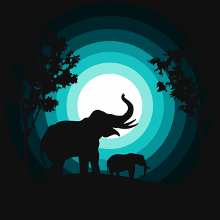 Elephant iPhone wallpaper