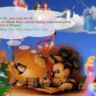 Disney quotes desktop wallpaper