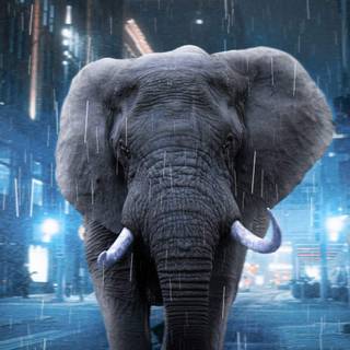 Elephant iPhone wallpaper