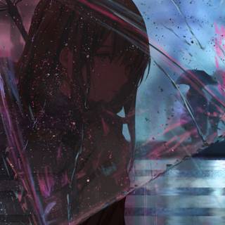 Raining anime aesthetic wallpaper