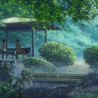 Raining anime aesthetic wallpaper