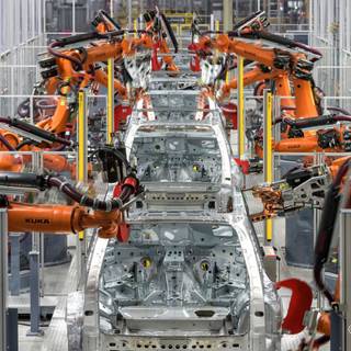 Car factory wallpaper