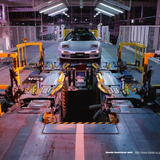 Car factory wallpaper