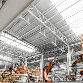 Car factory wallpaper