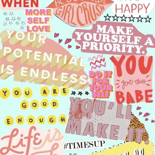 Quote collage wallpaper