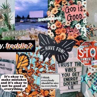 Quote collage wallpaper