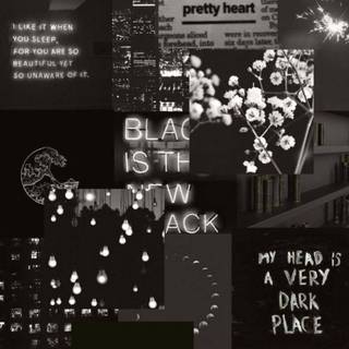 Quote collage wallpaper