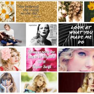 Quote collage wallpaper