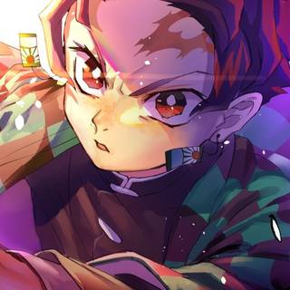 Tanjiro 4k anime poster wallpaper