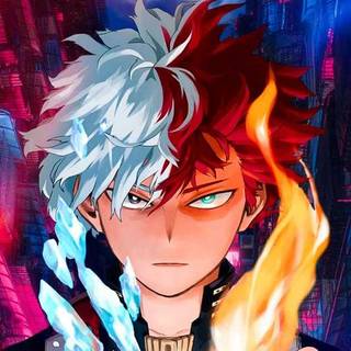 Todoroki fanart wallpaper