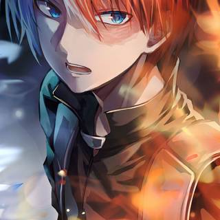 Todoroki fanart wallpaper