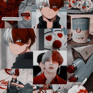 Todoroki fanart wallpaper