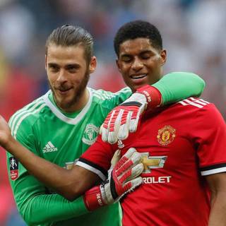 Rashford and De Gea wallpaper