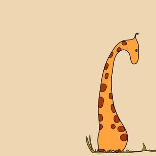 Aesthetic giraffe wallpaper