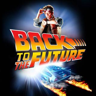 Back To The Future movie logo wallpaper