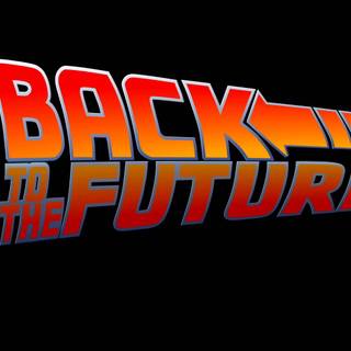 Back To The Future movie logo wallpaper