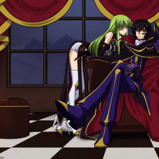 Lelouch and CC wallpaper
