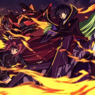 Lelouch and CC wallpaper