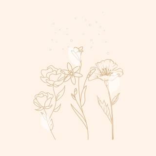 Spring neutral wallpaper