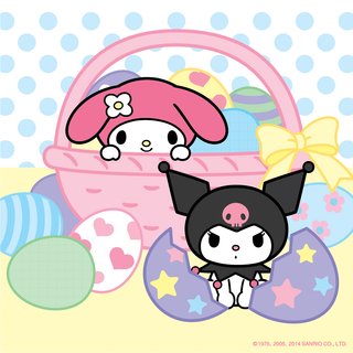 Kuromi Easter wallpaper
