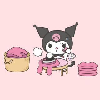 Kuromi Easter wallpaper