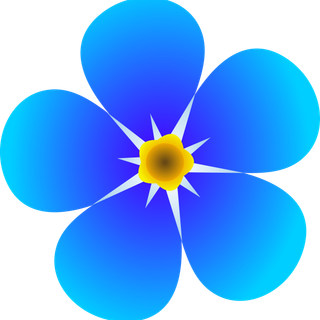 Springtime cartoon flowers wallpaper