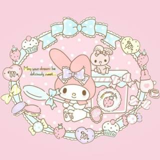 Kuromi Easter wallpaper