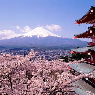 Mount Fuji Honshu Japan wallpaper