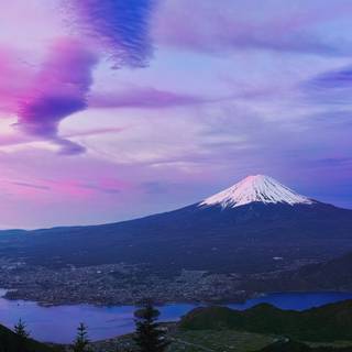 Mount Fuji Honshu Japan wallpaper