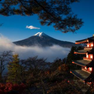 Mount Fuji Honshu Japan wallpaper