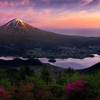 Mount Fuji Honshu Japan wallpaper