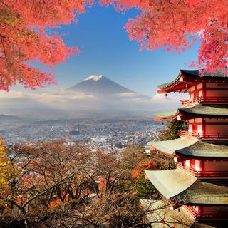 Mount Fuji Honshu Japan wallpaper