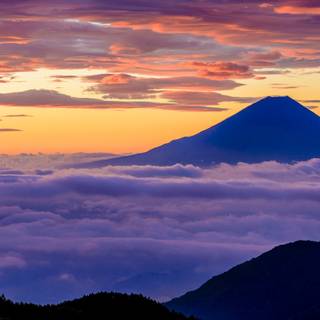Mount Fuji Honshu Japan wallpaper