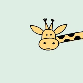 Giraffe cartoon wallpaper